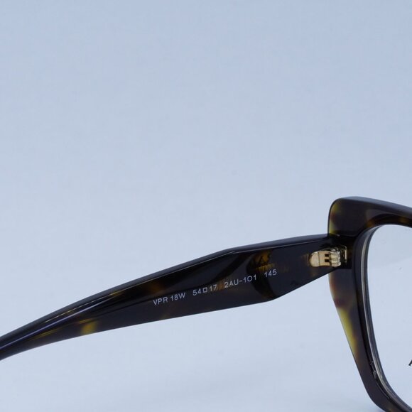 Prada PR18WV 2AU1O1 Eyeglasses Havana 54mm Cat Eye Frame - Picture 7 of 10